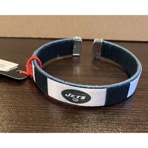 New York Jets NFL Fan Bracelet‎ Team Name and Logo New Licensed
